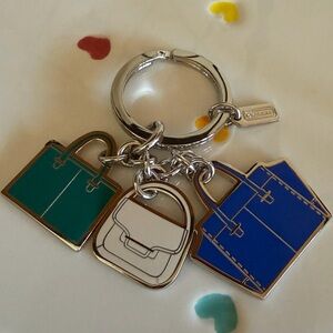 Coach Bag Charm Keychain Nwot